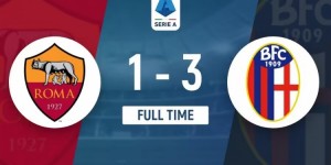 【龙八国际】意甲-罗马1-3博洛尼亚7轮不败终结 仍居欧冠区领先亚特兰大1分