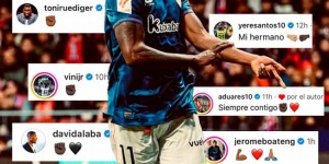 【龙八国际】遭种族歧视！吕迪格、维尼修斯等多名球员声援尼科-威廉姆斯