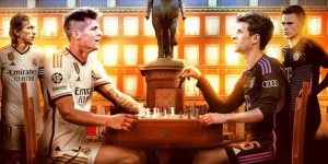 【龙八国际】去往温布利的末班车?拜仁晒客战皇马海报：穆勒克罗斯对弈♟️