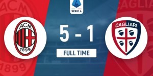 【龙八国际】意甲-米兰5-1卡利亚里结束4轮不胜 莱奥替补传射普利西奇双响