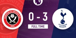 【龙八国际】热刺3-0谢菲联全场数据：热刺18射9正，控球率近8成