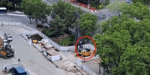 【龙八国际】注意安全！马卡：伯纳乌施工钻机误钻煤气管道 临近大道交通中断