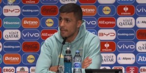 【龙八国际】罗德里：克罗地亚很多威胁来自格瓦迪奥尔 他甚至能踢左边锋