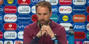 【龙八国际】索斯盖特发布会：卢克-肖明天无法出战 我们不能全靠贝林厄姆一人