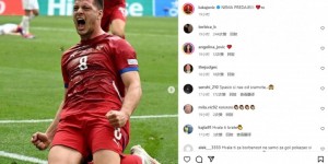 【龙八国际】替补读秒绝平！26岁约维奇晒滑跪怒吼照：永不放弃