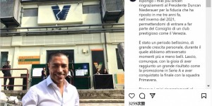 【龙八国际】科尔多巴辞去威尼斯俱乐部董事职务，更新社媒感谢各方支持