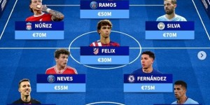 【龙八国际】本菲卡近年若未卖人最佳阵：努涅斯、菲利克斯在列，曼城4将