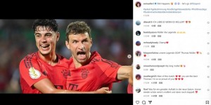 【龙八国际】叕让他装到了！穆勒社媒调侃：狗屎运太差?进了两个球