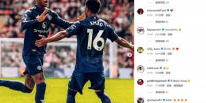 【龙八国际】阿马德-迪亚洛晒和拉什福德合照，名记罗马诺评论：阿玛迪尼奥