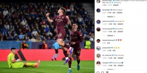 【龙八国际】小将麦卡蒂社媒晒照纪念：很高兴打进曼城生涯处子球