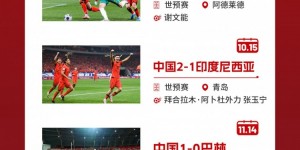 【龙八国际】一图回顾中国男足2024全赛果?? ​​​