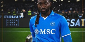 【龙八国际】打进扳平1球，安古伊萨当选那不勒斯2-1尤文全场最佳球员