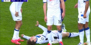 【龙八国际】意天空：亚特兰大后卫斯卡尔维尼将接受肩部手术，大约伤缺三个月