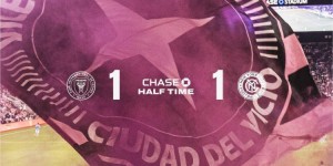 【龙八国际】半场-迈阿密1-1纽约城 阿维莱斯进球+争议染红 梅西送助攻