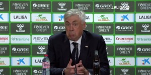 【龙八国际】安切洛蒂：开场不错剩余70分钟表现拙劣 姆巴佩因训练量不足被换