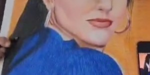 【龙八国际】外媒：伊朗一画家希望向C罗赠送礼物，她为乔治娜准备了画作