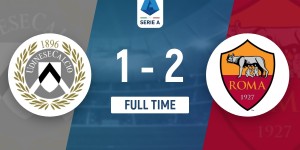 【龙八国际】意甲-比赛从72分钟恢复 罗马2-1乌迪内斯 克里斯坦特95分钟绝杀