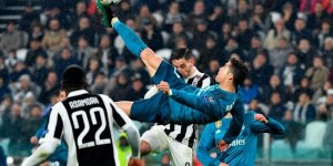 【龙八国际】再见少年拉满弓?39岁C罗再度倒钩 还记得18年那记惊天倒钩吗？