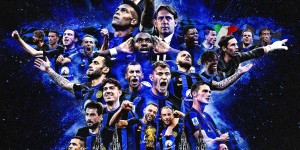 【龙八国际】蓝黑札记：2-1胜德比6连杀，绣上第二颗星的国米，踏上亚平宁之巅