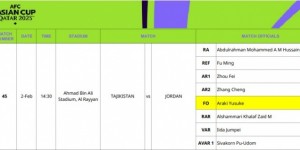 【龙八国际】委以重任！傅明、马宁分别主裁亚洲杯1/4决赛，马宁执法日伊大战