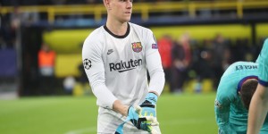 【龙八国际】记者：特尔施特根背部有伤，但能以100%的状态出战国米