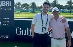 【龙八国际】赖斯与高尔夫传奇麦克罗伊一起挥杆：不可思议的经历?️