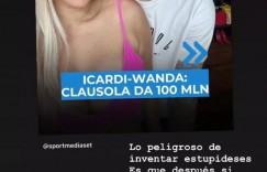 【龙八国际】啊这?意媒：旺达让伊卡尔迪签天价合同，出轨就罚1亿欧