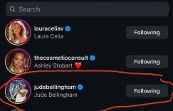 【龙八国际】沉迷温柔乡❓贝林厄姆点赞绯闻女友火辣身材照，疑似公开恋情?