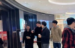 【龙八国际】适应新生活，泰山外援泽卡和卡扎伊什维利在济南万象城逛街