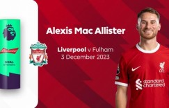 【龙八国际】英超12月最佳进球：利物浦中场麦卡利斯特对阵富勒姆世界波破门