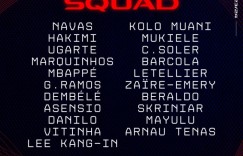 【龙八国际】赢球就夺冠！巴黎本轮法甲名单：姆巴佩领衔，阿什拉夫回归