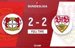 【龙八国际】德甲-96分钟读秒绝平！各赛事46场不败！勒沃库森2-2斯图加特