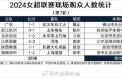 【龙八国际】2024中甲联赛现场观众人数统计（第10轮）