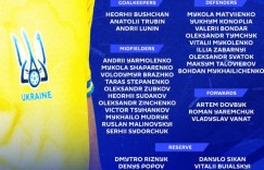 【龙八国际】乌克兰欧洲杯初选名单：津琴科、穆德里克、卢宁、多夫比克在列