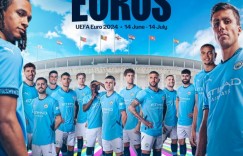 【龙八国际】14人参赛！曼城官方晒欧洲杯海报，祝球员们好运