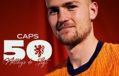 【龙八国际】德里赫特替补出场，迎个人荷兰队50次出场里程碑之战