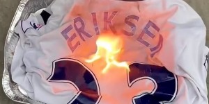 【龙八国际】英媒：因埃里克森将加盟曼联，一热刺球迷焚烧其热刺时期球衣