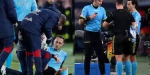 【龙八国际】博洛尼亚vs维罗纳比赛主裁判开场3分钟受伤离场，被第四官员换下