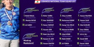【龙八国际】黎巴嫩亚洲杯26人大名单：多名归化球员在内，9名球员在海外效力