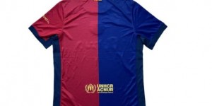 【龙八国际】巴萨下赛季球衣谍照：建队125周年设计，队徽正中间