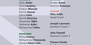 【龙八国际】加纳最新一期大名单：库杜斯领衔，阿尤兄弟、兰普泰入选