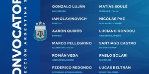 【龙八国际】阿根廷U23大名单：苏莱、帕斯、阿尔马达入选，小雷东多在列