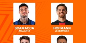 【龙八国际】欧联杯官方本轮最佳球员候选：迪巴拉领衔，斯卡马卡&霍夫曼在列