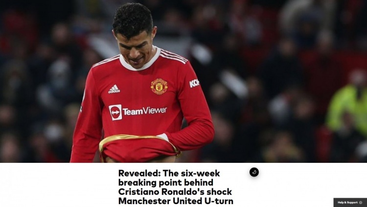 记者:曼联向我证实不出售C罗,他们不相信有俱乐部能承担他薪水