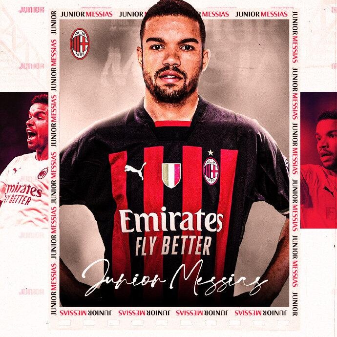 官方:AC米兰正式买断梅西亚斯,双方签约至2024年