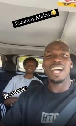 就快官宣了!博格巴晒与夸德拉多视频:我俩又成队友了?