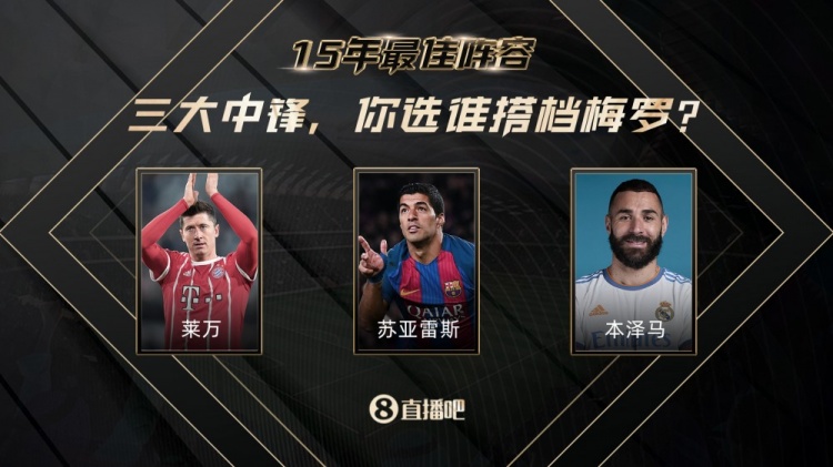 龙八国际15周年X足坛15年最佳阵容!前锋终极决选,赢adidas好礼