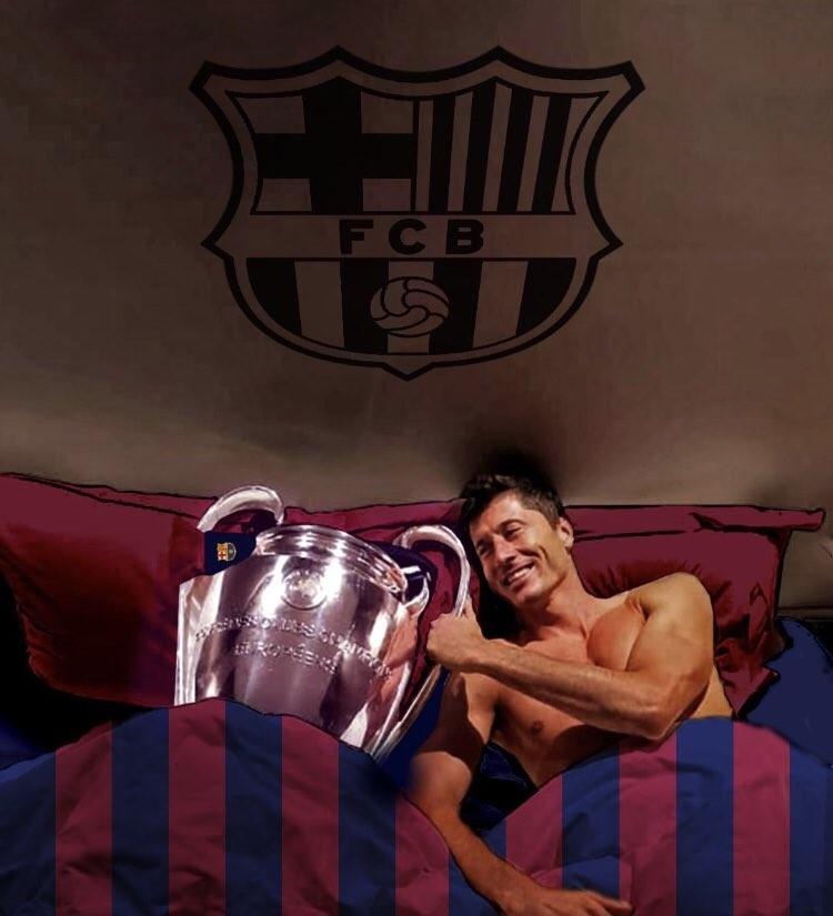 莱万:我的目标很明确,帮助巴萨重返顶峰、赢得冠军!