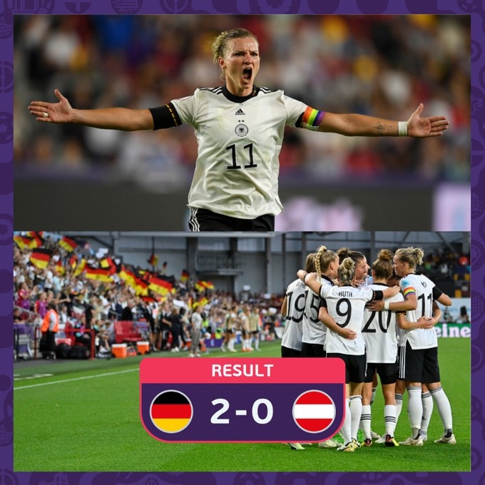 女足欧洲杯-又有门将的超级巨大失误！德国2-0奥地利晋级四强