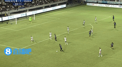 把球传进球门！大阪钢巴精彩配合，山见大登门前吃饼破门